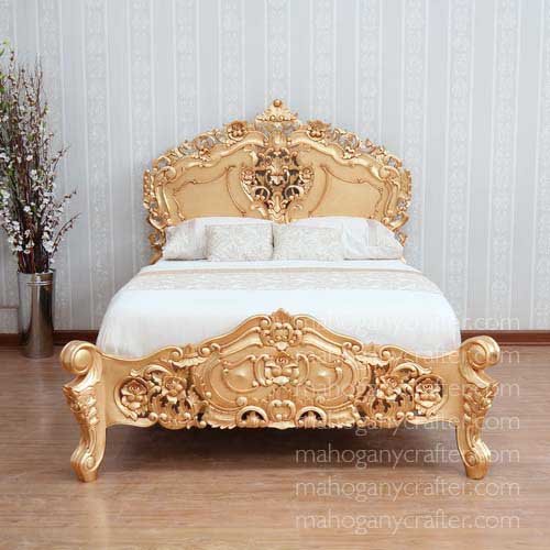 B 003 – Rococo Bed Double Mattress Size
