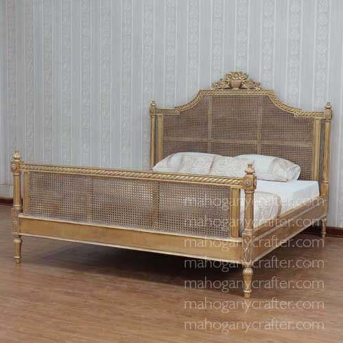 B 011 – Provencal Rattan Bed H Hedboard 160 King Size