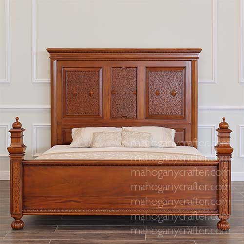 B 095A – Casablanca Panel Bed Low Footboard King Size