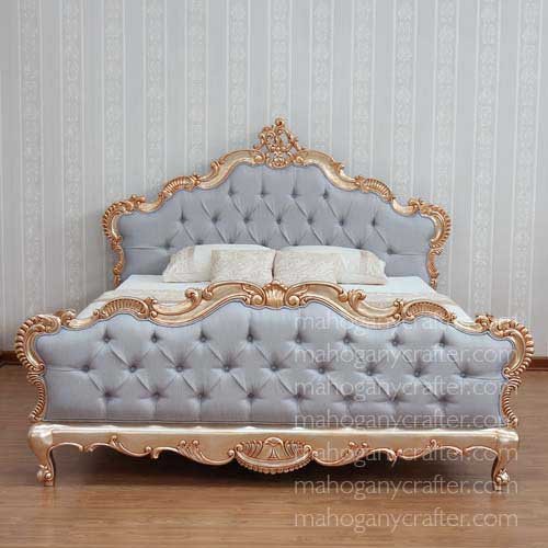 B 163 – Estelle Bed With Fabric Upholstery King Size