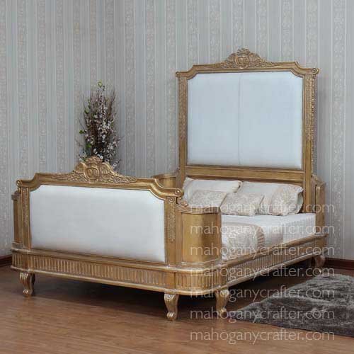B 170 – Antoinette French Bed With Fabric Upholstrey H HB 210 King Size