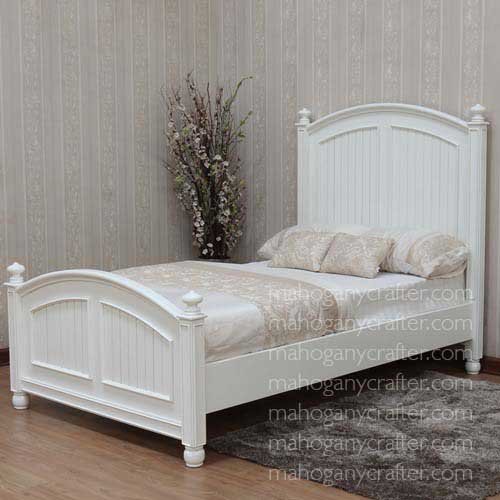 B 195 – Arch Bed with wodden panel Single Size