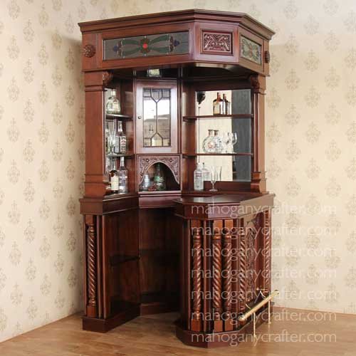 BAR 013 – Victorian Corner Canopy Bar 109x129x246cm