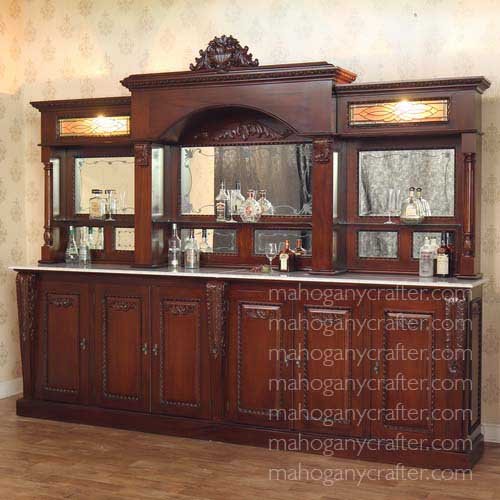 BAR 031- Salon Back Bar 320x50x255cm