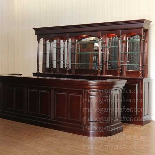 BAR 035 – L – English Pub Bar 360×90-45x245cm