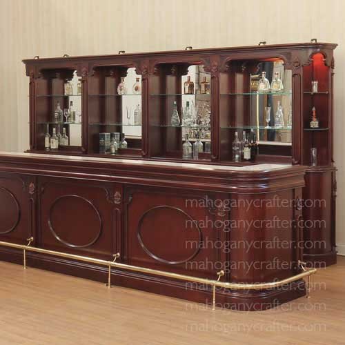 BAR 036-L – Marble Top English Bar 528×70-45x220cm