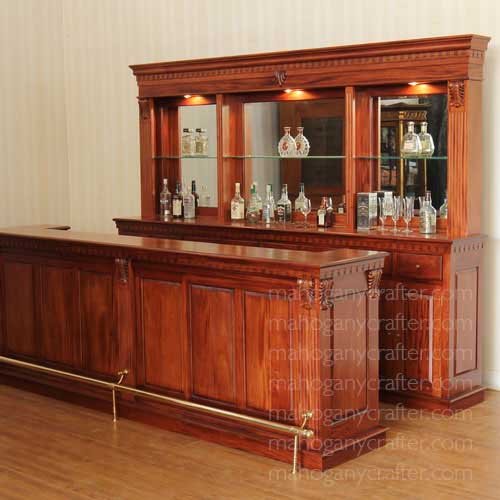 BAR 039 – Americana Home Pub Bar 305×61-45x229cm
