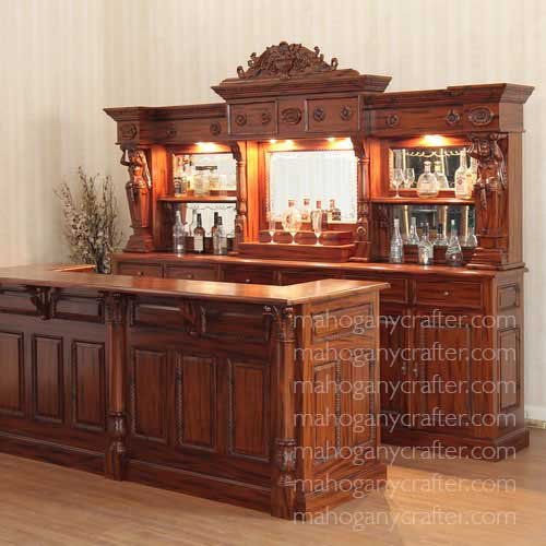 BAR 04 – Lady Saloon Bar Front 253x93x107cm Back 313x45x249 cm
