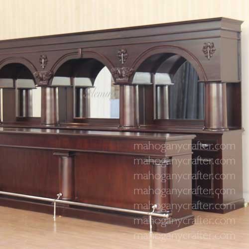 BAR 040 – Mahogany Saloon Bar 488×63-45-257cm