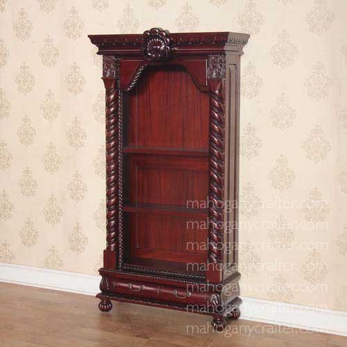 BC 100 – Shell Carved Bookcase 80x30x155cm