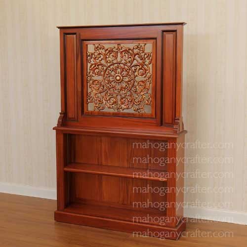 BC 110 – Flower Panel Bookcase 122x30x183cm
