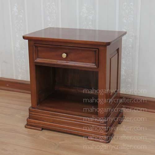 BE 131 – 1 Drawer open bedside 50x34x54cm