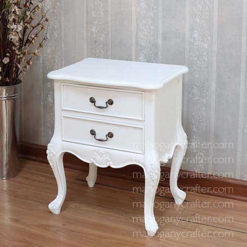 BE 141 – Louis 2 Drawers Bedside 52x40x65cm