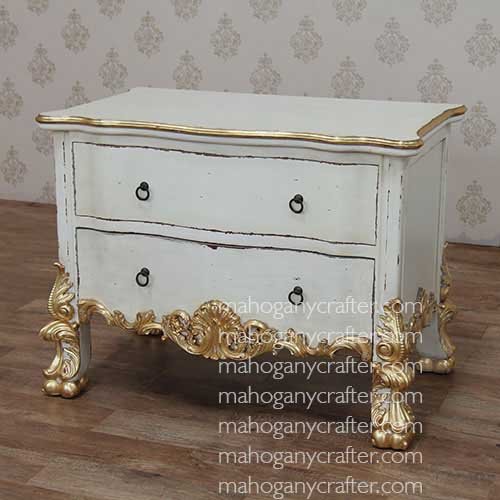 C 164 – 2 Drawer Neoclassical Chest 123x57x87cm