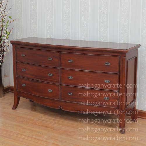 C 184 – Olivia 6 Drawers Chest 140x50x84cm