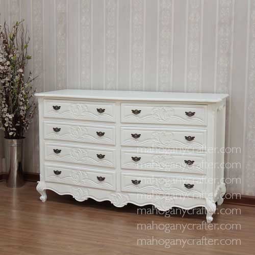C 189 – 8 Drawers French Chest 165x65x100cm