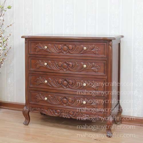 C 190 – 4 Drawers Rococo Chest 100x50x100cm