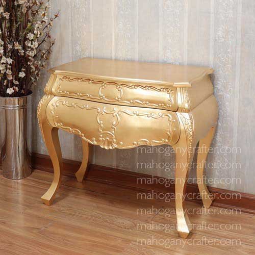 C 205 – French Rococo 2 Drawers Bombay Chest 80x40x72cm