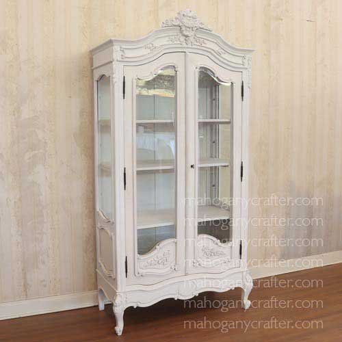CA 246 – Shabby Chic China Cabinet 110x55x220cm