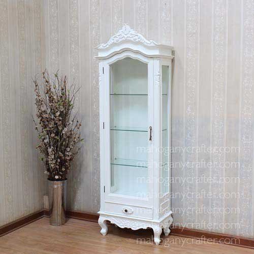 CA 253 – French Small Display Cabinet 70x36x210cm