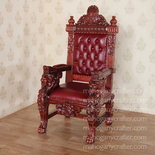 CH 058 – Bishop Throne Chair 75x70x147cm