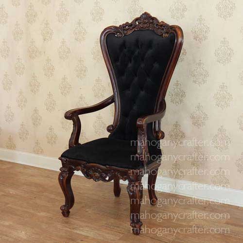 CH 102 – Victorian Empress Side Chair 64x65x142cm