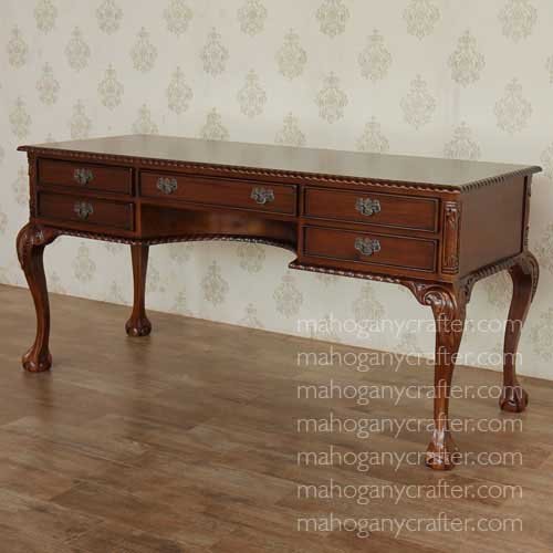 D 021 – Chippendale Concave Writing Desk 170x80x80cm