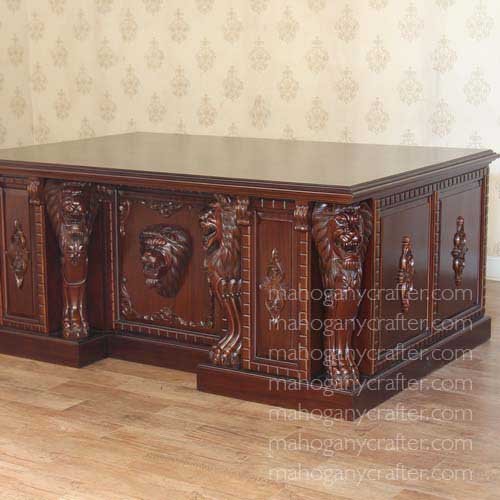 D 067 – King Lion Executive Desk 216x130x80cm