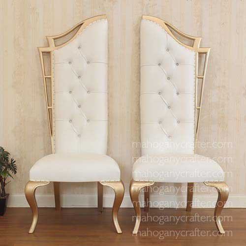Karen Gold With White Faux Leathe 77x78x178cm (2)