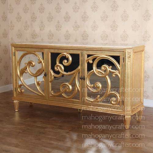 MF 004 – Couture Mirrored Sideboard 195x51x104cm