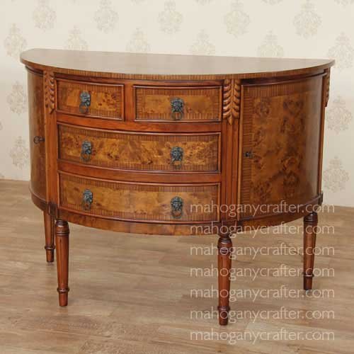 MQ 025 – Demilune Chest Of Drawers 121x61x90cm
