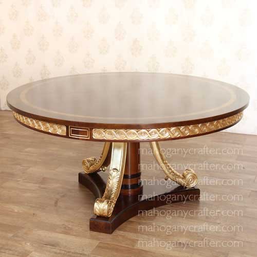 MQ 056 – French Empire Round Dining Table 150x150x76cm