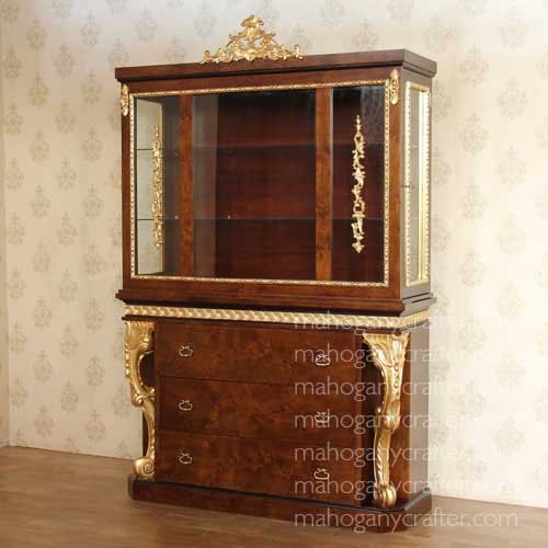 MQ 059 – French Empire Curio Cabinet 145x48x225cm