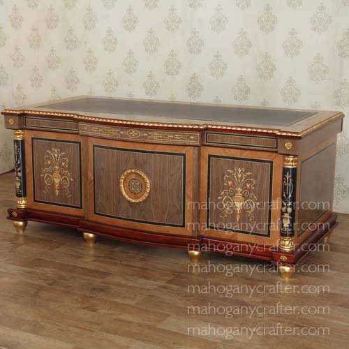 MQ 107 – French Empire Executive Desk 183x85x76cm
