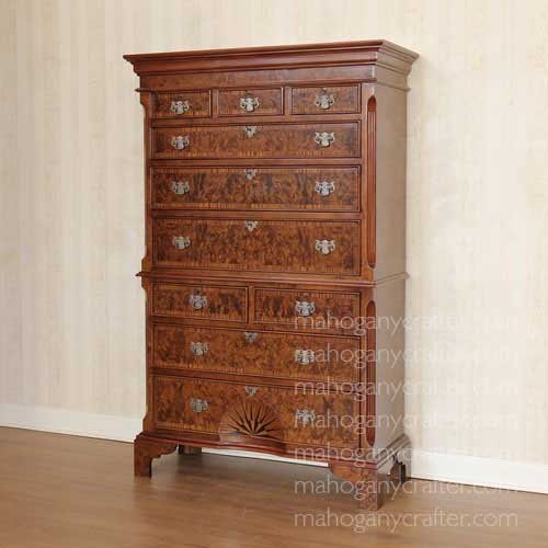 MQ 117 – English Style Chest on Chest 117×49.5x184cm