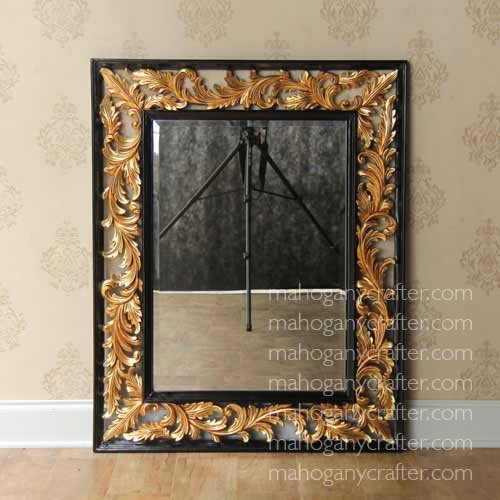 MR 024 – Leaf Carved Mirror 80x5x100cm