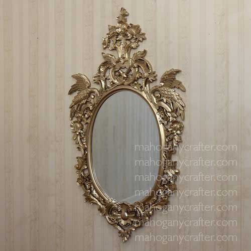 MR 128 – Bird Carved Mirror – Gold Finish 98.5×3.5x179cm