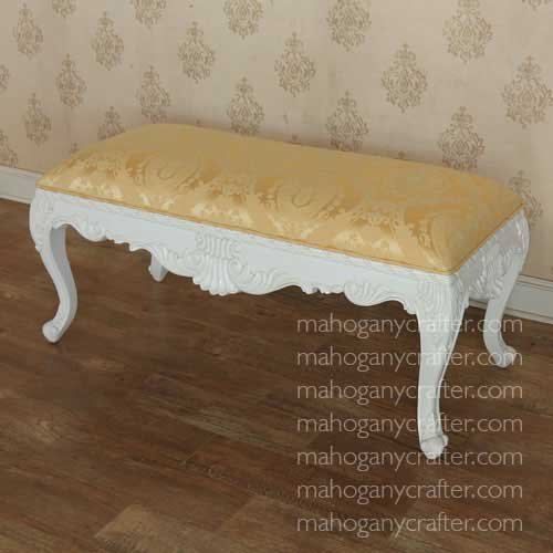 ST 016 – Heavy Carved Stool 2 Seater 116x53x50cm