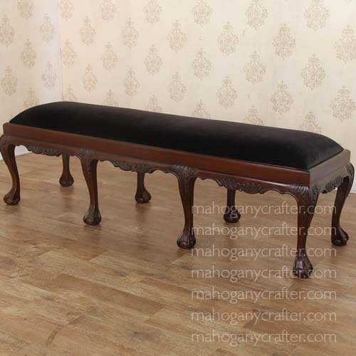 ST 017-3 – Chippendale 3 Seater Stool 168x48x48cm