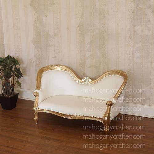 Sara-K Child Gold With White Faux Leathe 90x40x50cm