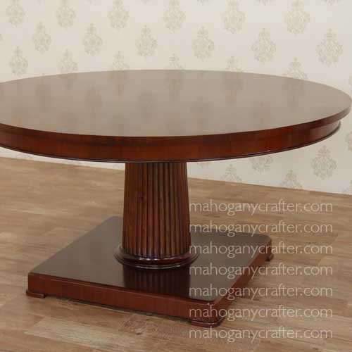 T 017 – RL Pedestal Round Dining Table 127x127x76cm