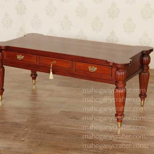 T 026 – Flute Leg Coffee Table 126x63x52cm