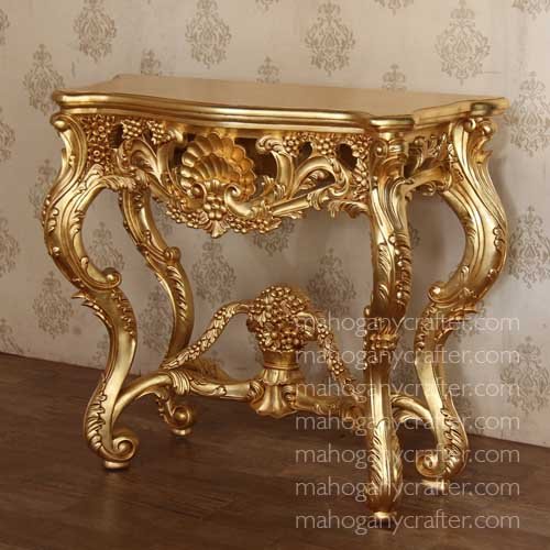 T 045 – Heavy Carved Console Table 104x37x90cm