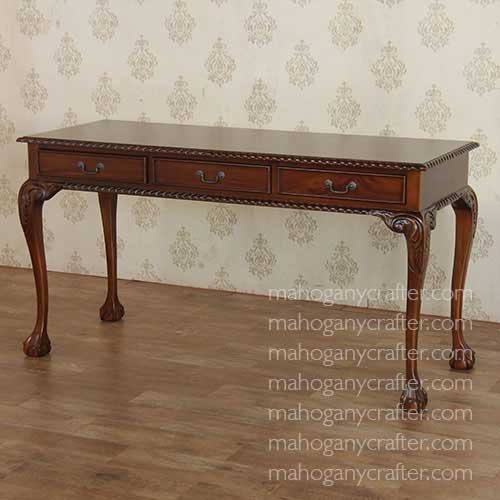 T 061 – Chippendale 3 Drawer 146x56x78cm