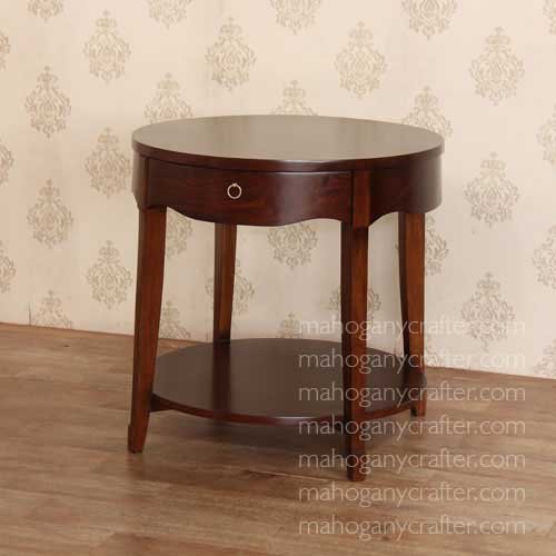 T 073 – 1 Drawer Occasional Table 76x76x70cm