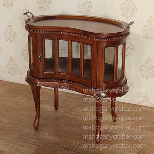 T 083 – Gallery Tea Table Kidney 73x39x77cm