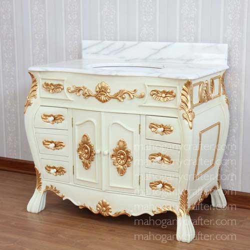 VC 009 – French Single Vanity Cabinet 100x60x84cm