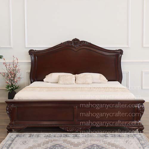 B 231 – French Style Panel Bed – NC Finish