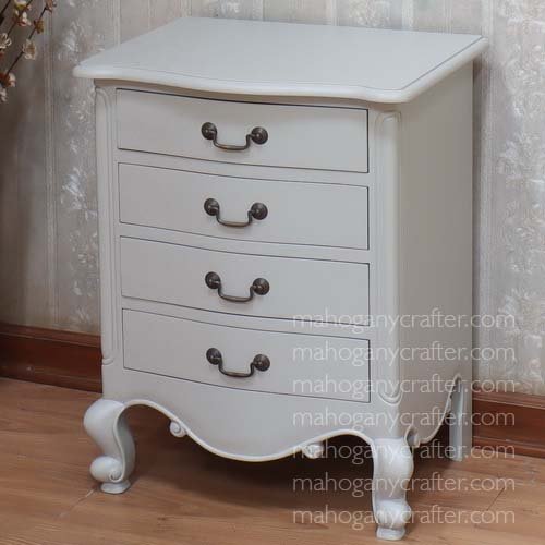 BE 142 – 4 Drawer Louis Bedside