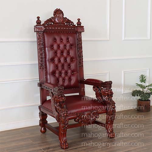 CH 058T – Bishop Throne Chair Tall